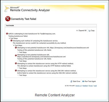 Remote Connectivity Analyzer