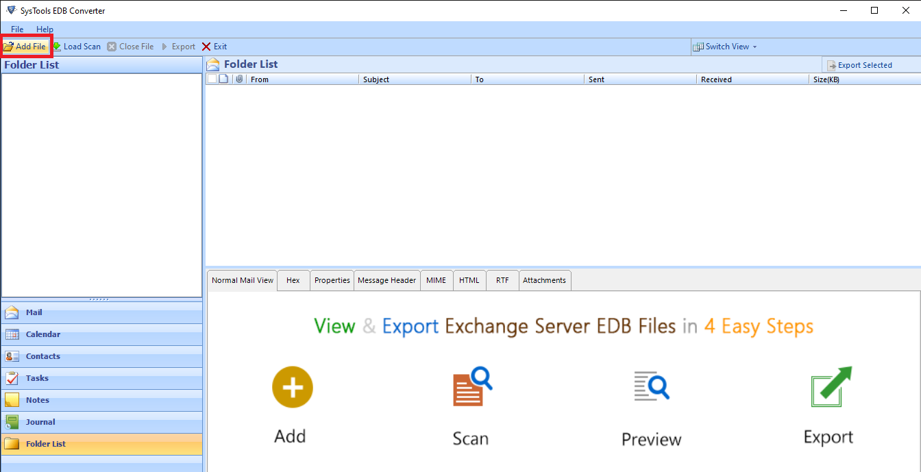 Add EDB File